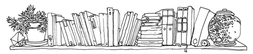 B. Steven Verney's bookshelf.