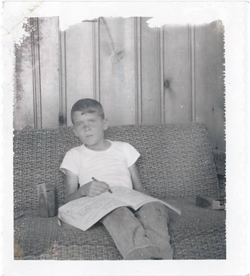 B. Steven Verney childhood photograph.